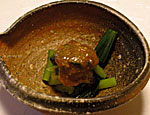 行者にんにくの味噌あえ