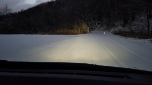 ついに初雪！！